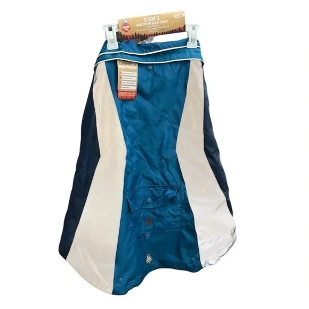 Arcadia vest dogs water proof 2 piece set vest and lining 3-IN-1 MULTIWEAR COAT